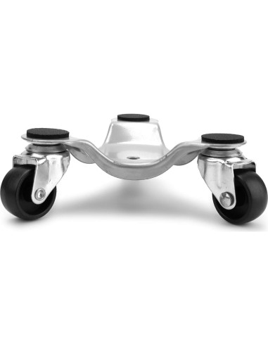 Yopay 4 Carros Tri-Dolly de Acero 90 kg 3 Ruedas 15 cm