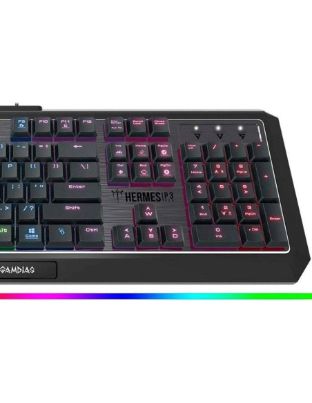 Teclado Gaming Mecánico GAMDIAS Hermes P3 RGB Bajo Perfil Teclado Gaming Mecánico GAMDIAS Hermes P3 RGB Bajo Perfil