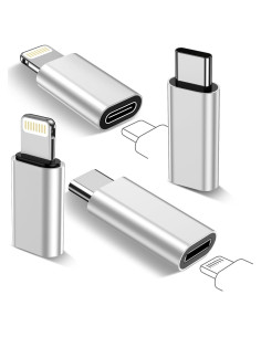 Adaptador xiwxi Lightning a USB C 2 Pack Carga Rápida