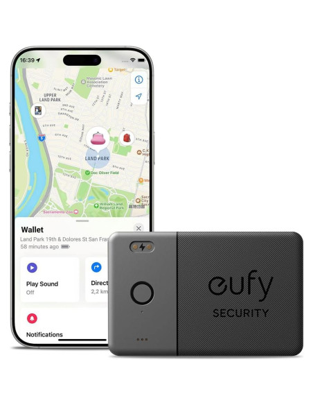Rastreador Bluetooth Eufy SmartTrack Card E30 Negro Rastreador Bluetooth Eufy SmartTrack Card E30 Negro