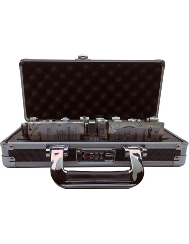 Organizador de Almacenamiento USB Genérico 24 Pendrives Aluminio
