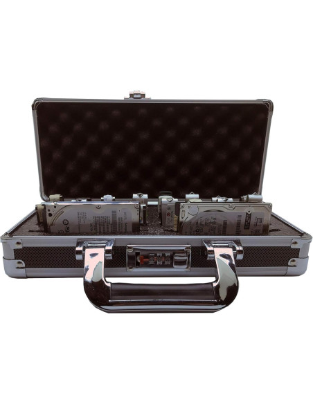Organizador de Almacenamiento USB Genérico 24 Pendrives Aluminio Organizador de Almacenamiento USB Genérico 24 Pendrives Aluminio