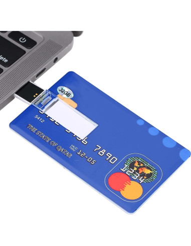 Unidad Flash USB Zyyini 32GB Tarjeta U Disco Creativa