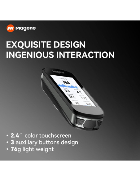 Magene C506 Computadora GPS Ciclismo 2.4" Pantalla Táctil Magene C506 Computadora GPS Ciclismo 2.4" Pantalla Táctil