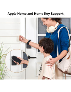 Cerradura Inteligente Aqara U50, Control Remoto, Negro 2