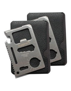 Multiherramienta de Tarjeta 11-en-1 Guardman - Supervivencia