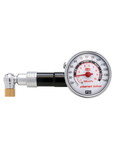 Medidor de presión de neumáticos Planet Bike Dial 0-9.65 bar