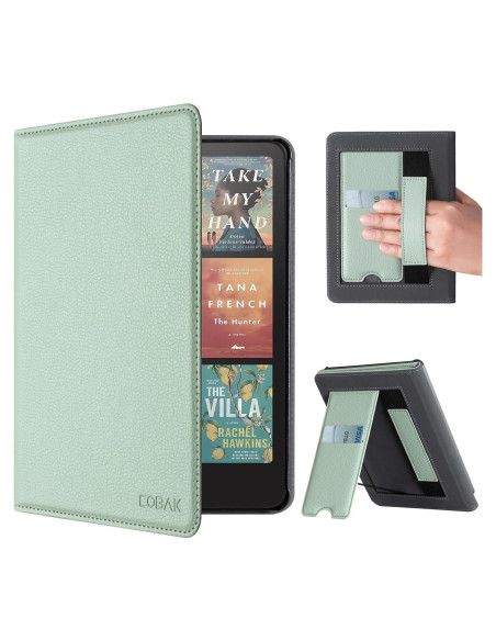 Funda CoBak para Kindle Paperwhite 2024 - Verde Salvia Funda CoBak para Kindle Paperwhite 2024 - Verde Salvia