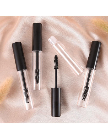 Paquete de 4 tubos de rímel vacíos ForSewian 10ml con varita Paquete de 4 tubos de rímel vacíos ForSewian 10ml con varita