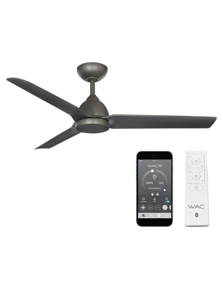 Ventilador de Techo WAC Mocha 137cm Bronce Inteligente Ventilador de Techo WAC Mocha 137cm Bronce Inteligente