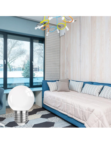 Bombilla LED E27 3W G14 20W Equivalente 3000K Paquete 10