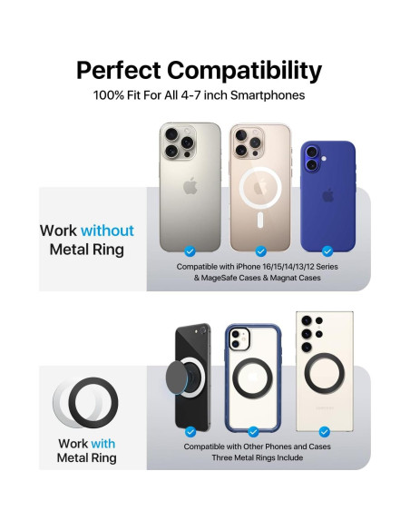 Soporte de Coche Magnético Andobil MagSafe para iPhone Soporte de Coche Magnético Andobil MagSafe para iPhone