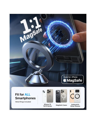 Soporte de Coche Magnético Andobil MagSafe para iPhone