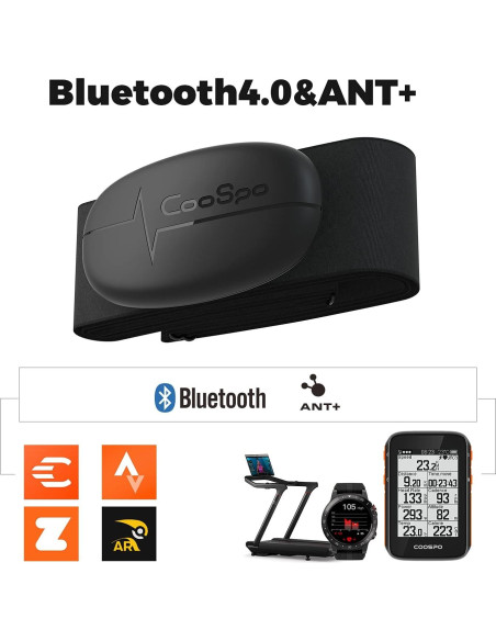 Monitor de Frecuencia Cardíaca COOSPO H6M Bluetooth IP67 Monitor de Frecuencia Cardíaca COOSPO H6M Bluetooth IP67