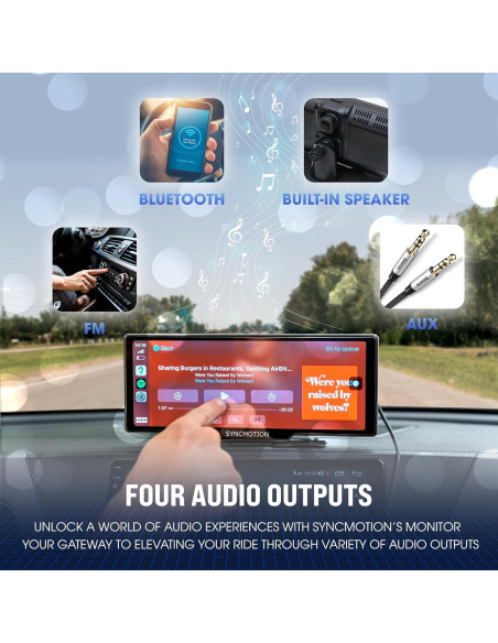 Monitor Inalámbrico SyncMotion 9.3" HD para Auto Monitor Inalámbrico SyncMotion 9.3" HD para Auto