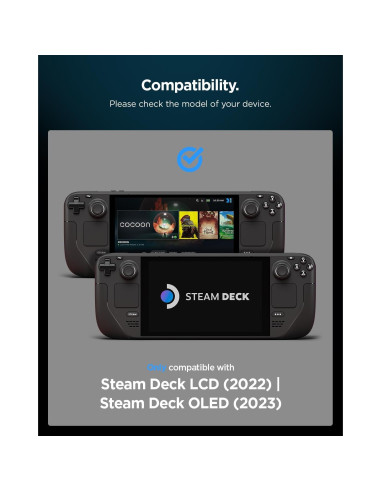 Funda Spigen Thin Fit Pro para Steam Deck LCD y OLED - Negra
