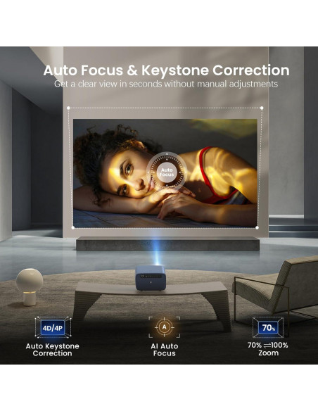 Proyector KJM K3 1500 Lúmenes 1080P Netflix Bluetooth Proyector KJM K3 1500 Lúmenes 1080P Netflix Bluetooth
