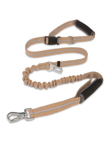 Correa Bungee para Perro PUPTECK con Doble Mango y Reflectante Correa Bungee para Perro PUPTECK con Doble Mango y Reflectante