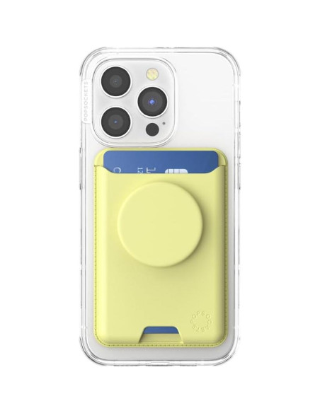Billetera PopSockets Amarillo Mantequilla con MagSafe Billetera PopSockets Amarillo Mantequilla con MagSafe