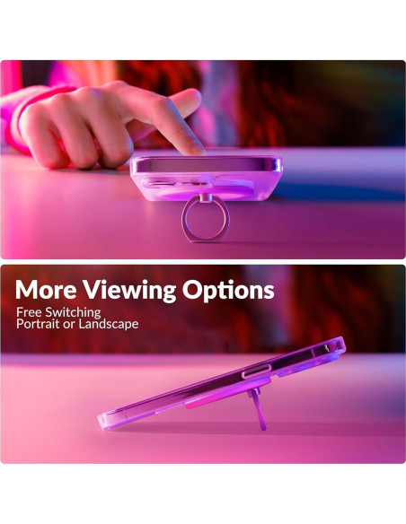 Soporte Magnético para Teléfono Oliver R109 MagSafe Rosa Soporte Magnético para Teléfono Oliver R109 MagSafe Rosa