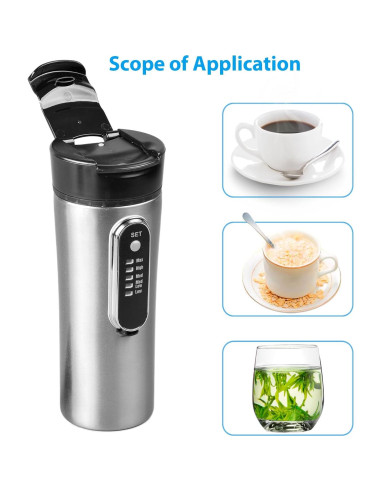 Taza Calentadora TN TONNY 12V Acero Inoxidable 400ml