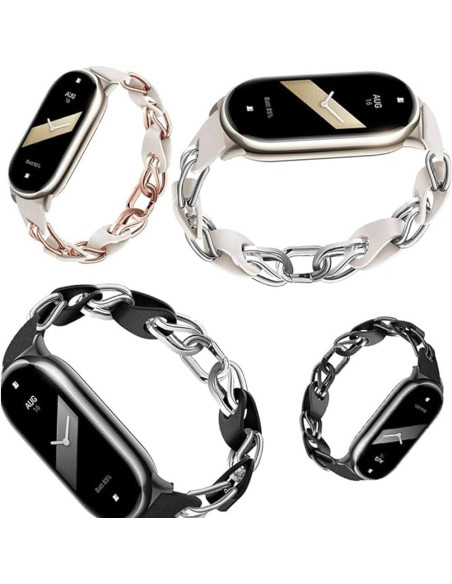 Correa de Reloj PINHEN para Xiaomi Smart Band 8 Dama Correa de Reloj PINHEN para Xiaomi Smart Band 8 Dama