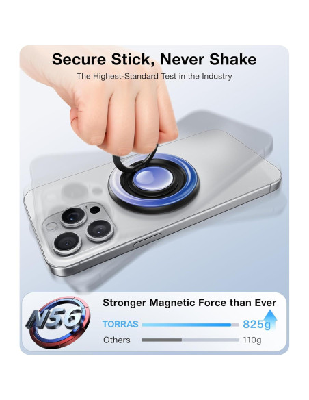Soporte Anillo Magnético TORRAS 360 Fidget Spinner Púrpura Soporte Anillo Magnético TORRAS 360 Fidget Spinner Púrpura