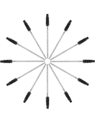 Cepillos desechables para pestañas CHEFBEE 100 PCS Negro