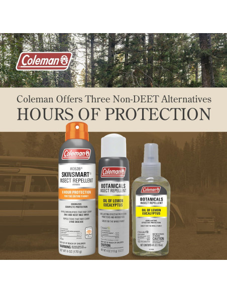 Spray Repelente Insectos Eucalipto Limón Coleman 145g Spray Repelente Insectos Eucalipto Limón Coleman 145g