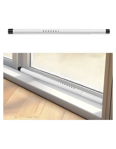 Barra de Seguridad Ajustable Widyana para Puertas Deslizantes 43.4-129.5 cm