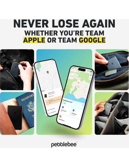 Rastreador Pebblebee Card Universal - Recargable y delgado Rastreador Pebblebee Card Universal - Recargable y delgado