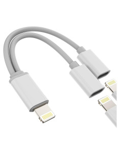 Adaptador Lightning Doble a Jack y Carga Zoyuzan 2 en 1