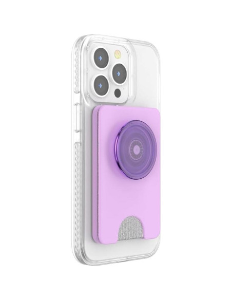 Billetera PopSockets Lavanda con MagSafe y anillo adaptador Billetera PopSockets Lavanda con MagSafe y anillo adaptador