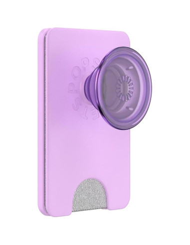 Billetera PopSockets Lavanda con MagSafe y anillo adaptador