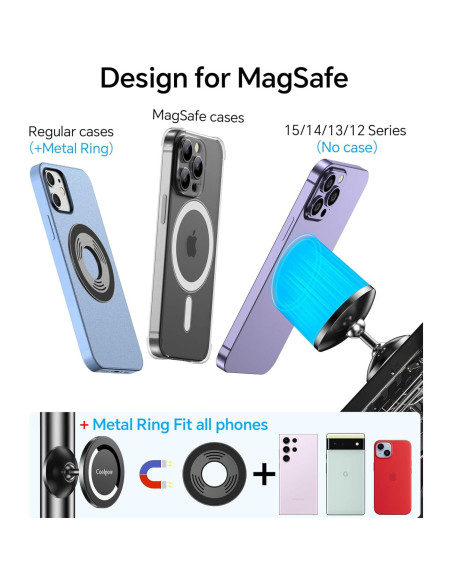 Soporte Magnético Coolpow para Teléfono Gimnasio MagSafe Soporte Magnético Coolpow para Teléfono Gimnasio MagSafe
