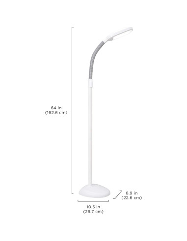 Lámpara de Pie LED Verilux SmartLight con Brillo Ajustable