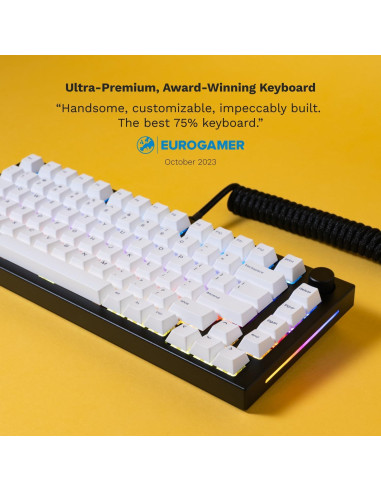 Teclado Mecánico Glorious GMMK PRO TKL RGB PBT Blanco