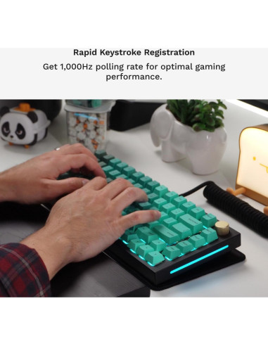 Teclado Mecánico Glorious GMMK PRO TKL RGB PBT Blanco