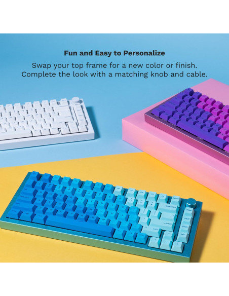 Teclado Mecánico Glorious GMMK PRO TKL RGB PBT Blanco Teclado Mecánico Glorious GMMK PRO TKL RGB PBT Blanco