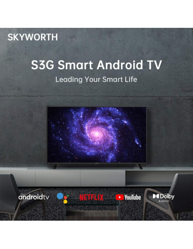Televisor Skyworth 32" LED 720P Roku Google TV S3G