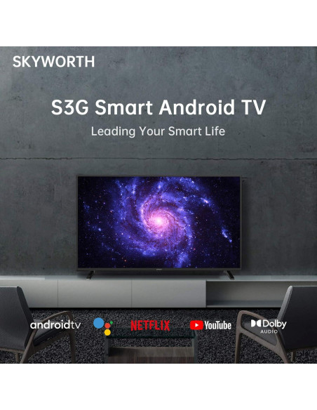 Televisor Skyworth 32" LED 720P Roku Google TV S3G Televisor Skyworth 32" LED 720P Roku Google TV S3G