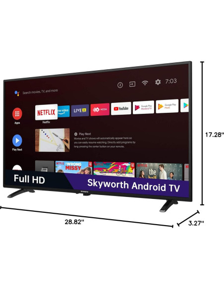 Televisor Skyworth 32" LED 720P Roku Google TV S3G Televisor Skyworth 32" LED 720P Roku Google TV S3G