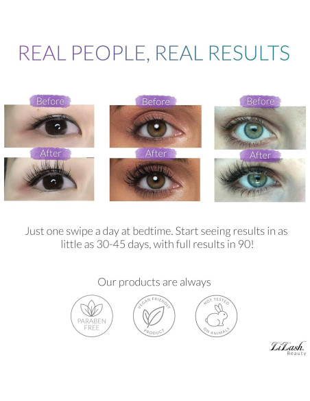 Suero de Pestañas LiLash 2mL Acondicionador Natural Vegano Suero de Pestañas LiLash 2mL Acondicionador Natural Vegano