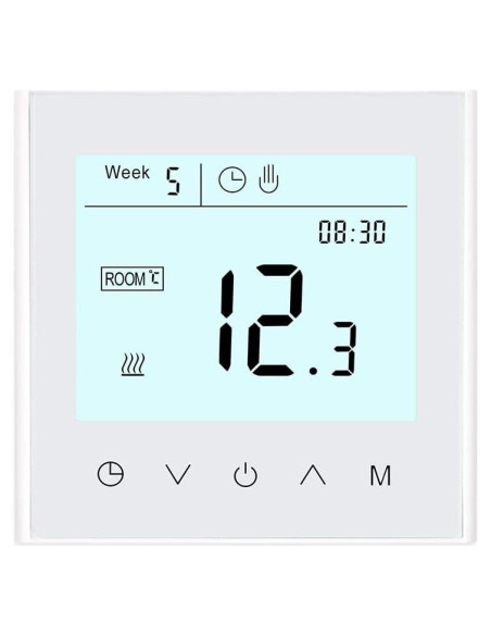 Termostato WiFi Programable MincoHome Control Táctil 240V Termostato WiFi Programable MincoHome Control Táctil 240V