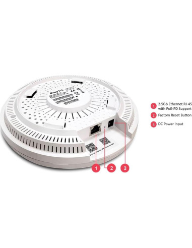 Punto de Acceso DrayTek VigorAP 962C WiFi 6 Doble Banda