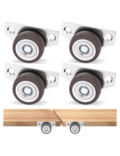 Ruedas de Caster ZUOFANG 3.18 cm Juego de 4 para Muebles