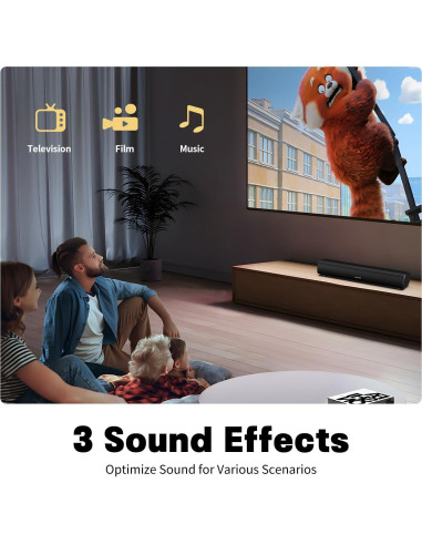Barra de Sonido Rythflo SK300 Li 40.6 cm Bluetooth con Bajo