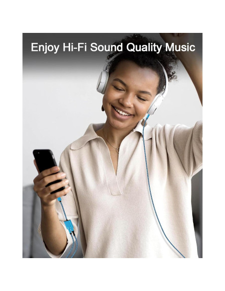 Adaptador 2-en-1 Lightning a 3.5mm + Carga para iPhone Adaptador 2-en-1 Lightning a 3.5mm + Carga para iPhone