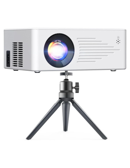 Proyector Mini TMY V78 Full HD 1080P con WiFi y Trípode Proyector Mini TMY V78 Full HD 1080P con WiFi y Trípode