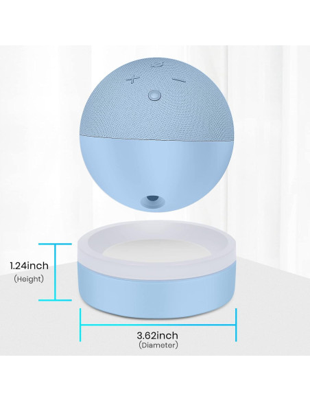 Soporte de Mesa ZUOLACO para Echo Dot 4ta/5ta Gen con Luz Soporte de Mesa ZUOLACO para Echo Dot 4ta/5ta Gen con Luz